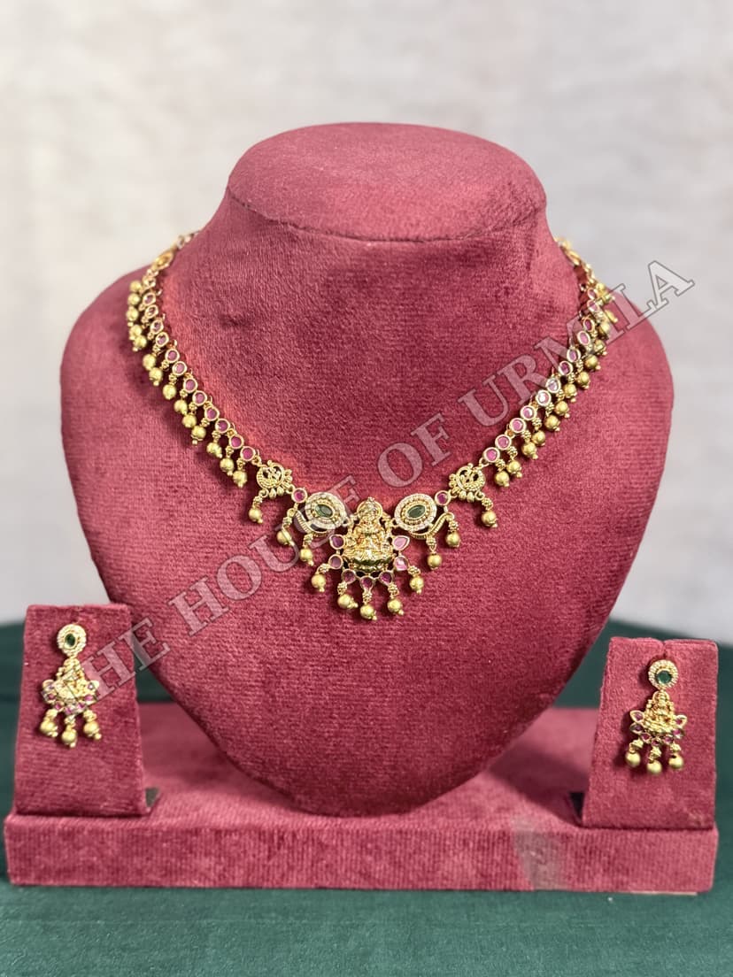 AISHWARYA — Temple Jewellery Lakshmi Pendant Necklace