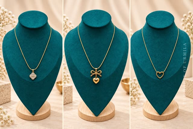 TRIO COMBO — Clover, Heart Knot & Bow Heart Anti Tarnish Chains